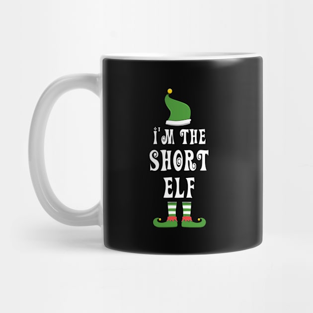 Short Elf for Matching Family Christmas Group by jkshirts